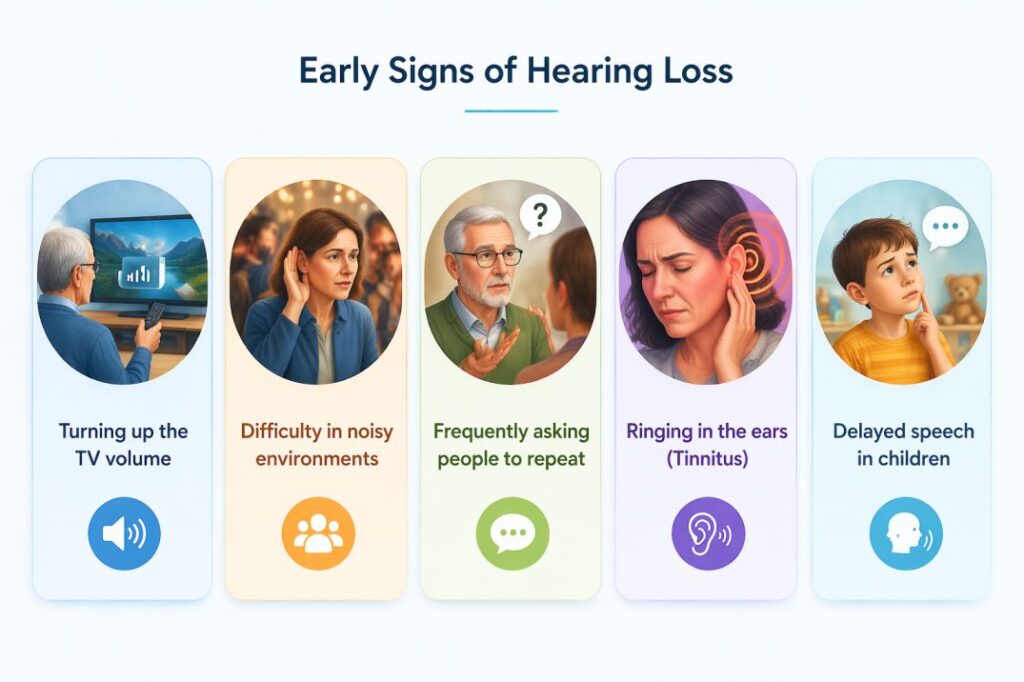 Early signs of hearing loss