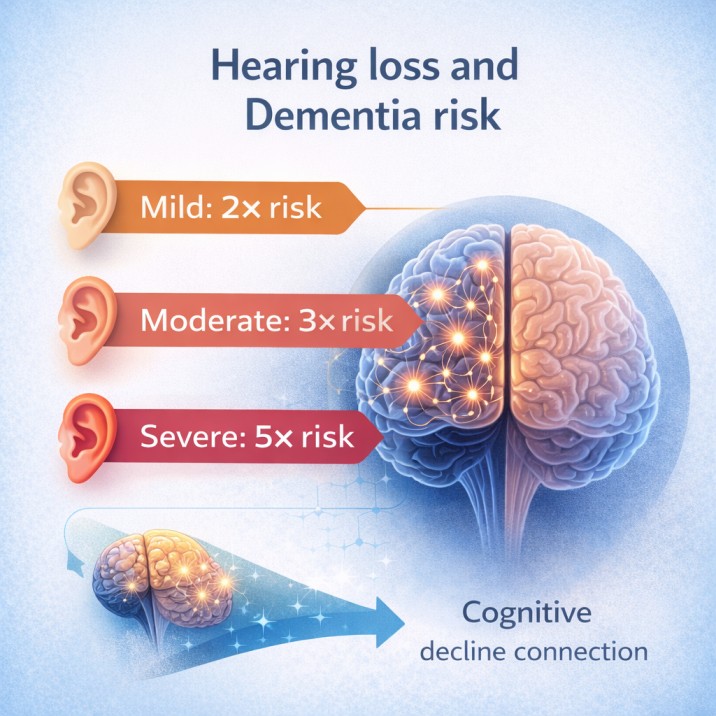 Hearing loss and dementia risk