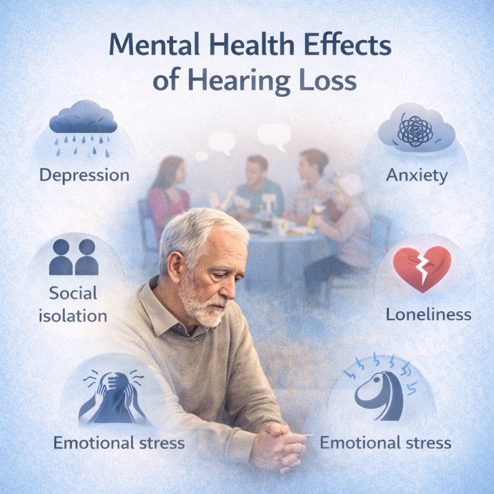 Mental Health effects of hearing loss