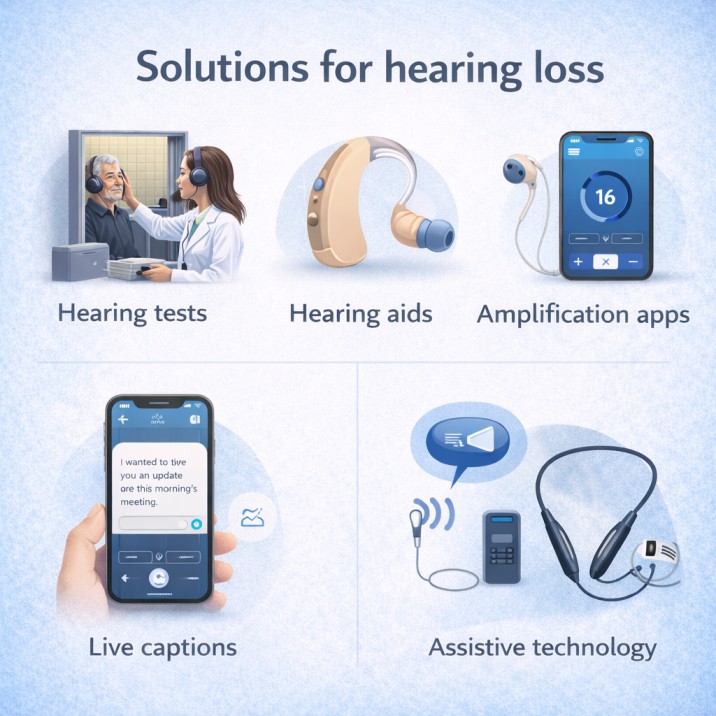 Solutions for hearing loss