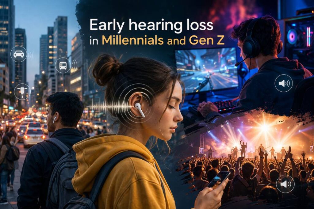 hearing loss in millennials and Gen Z